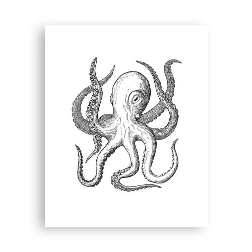 Plakat - Dans med bølger - 40x50 cm