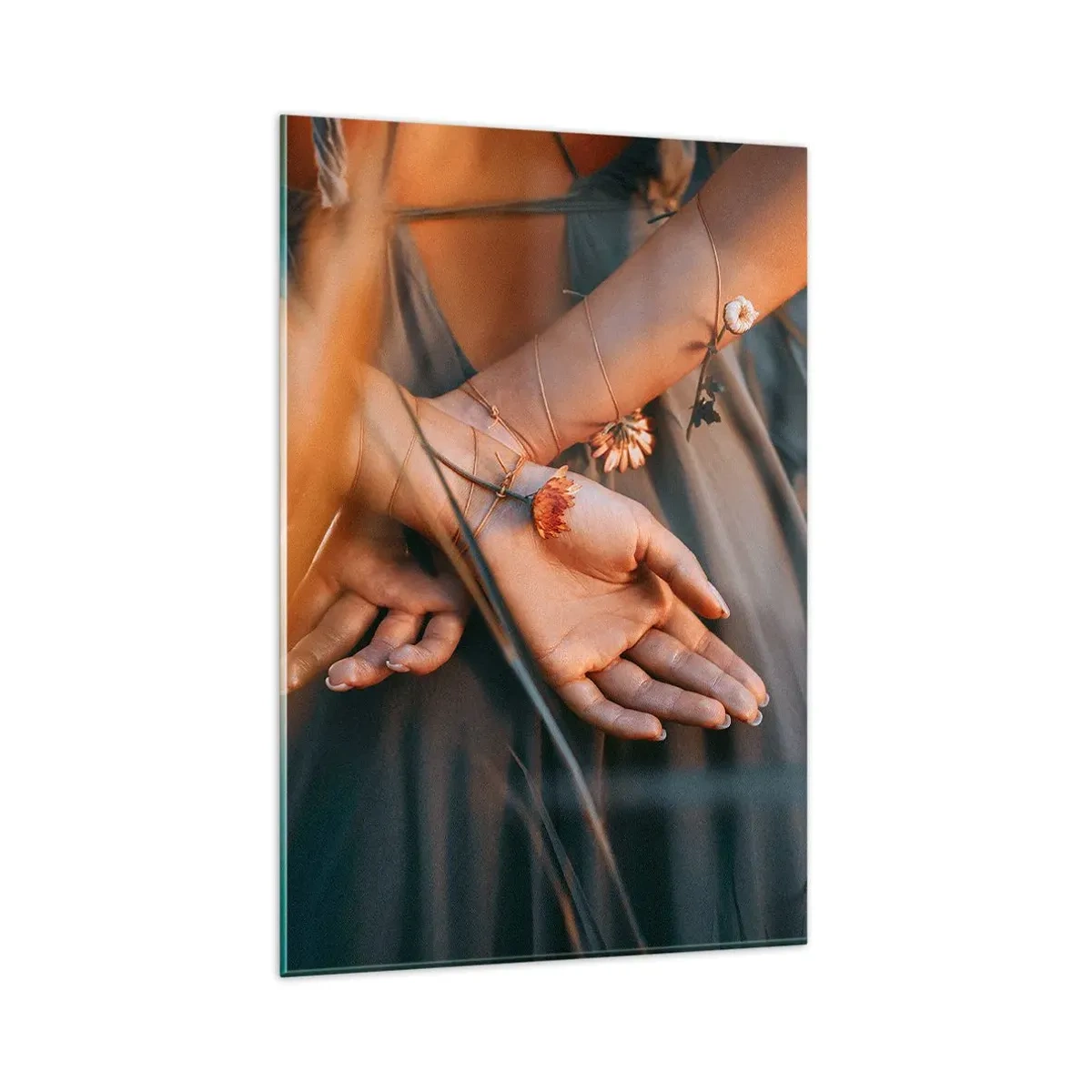 Billede på glas - Forbundet med naturen - 80x120 cm