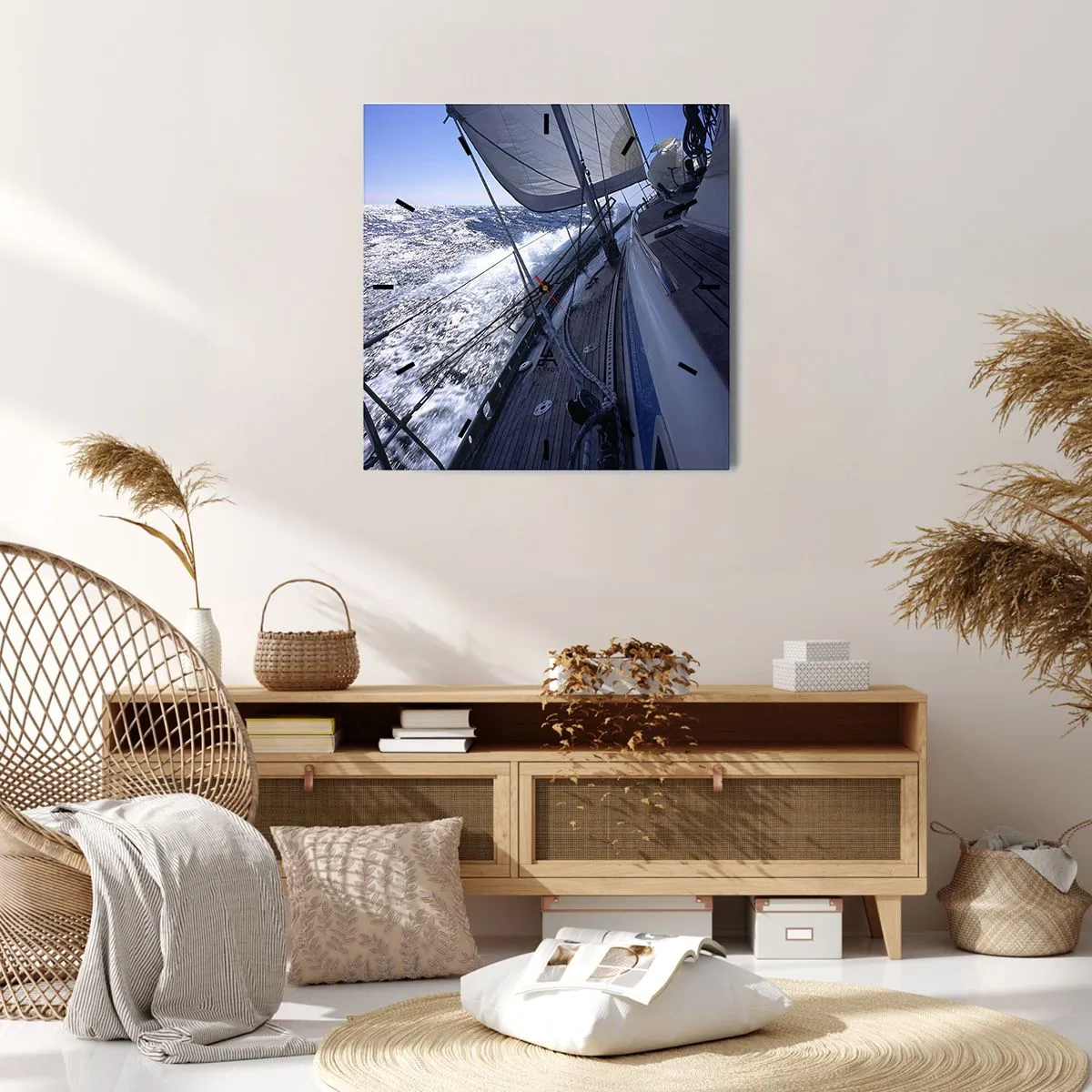 Vægur, Uret - Jeg ved, hvad det vil sige at være en fugl - 30x30 cm