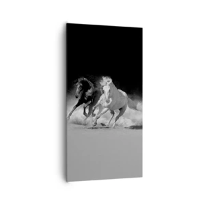 Lærredstryk - Billede på lærred - Frihedens galop - 65x120 cm