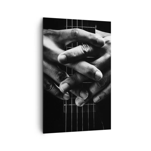 Lærredstryk - Billede på lærred - Kunstnerens bøn - 80x120 cm