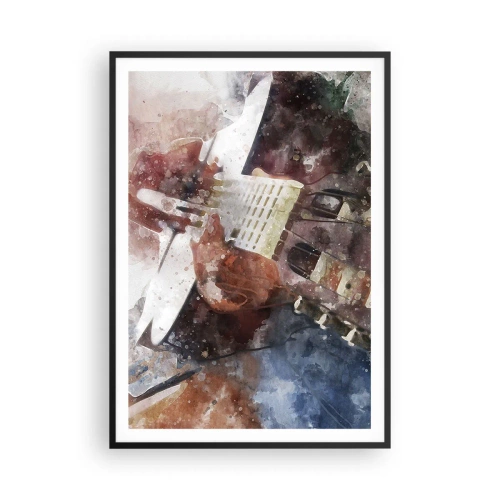 Plakat i sort ramme - Og hvad synes du? - 70x100 cm