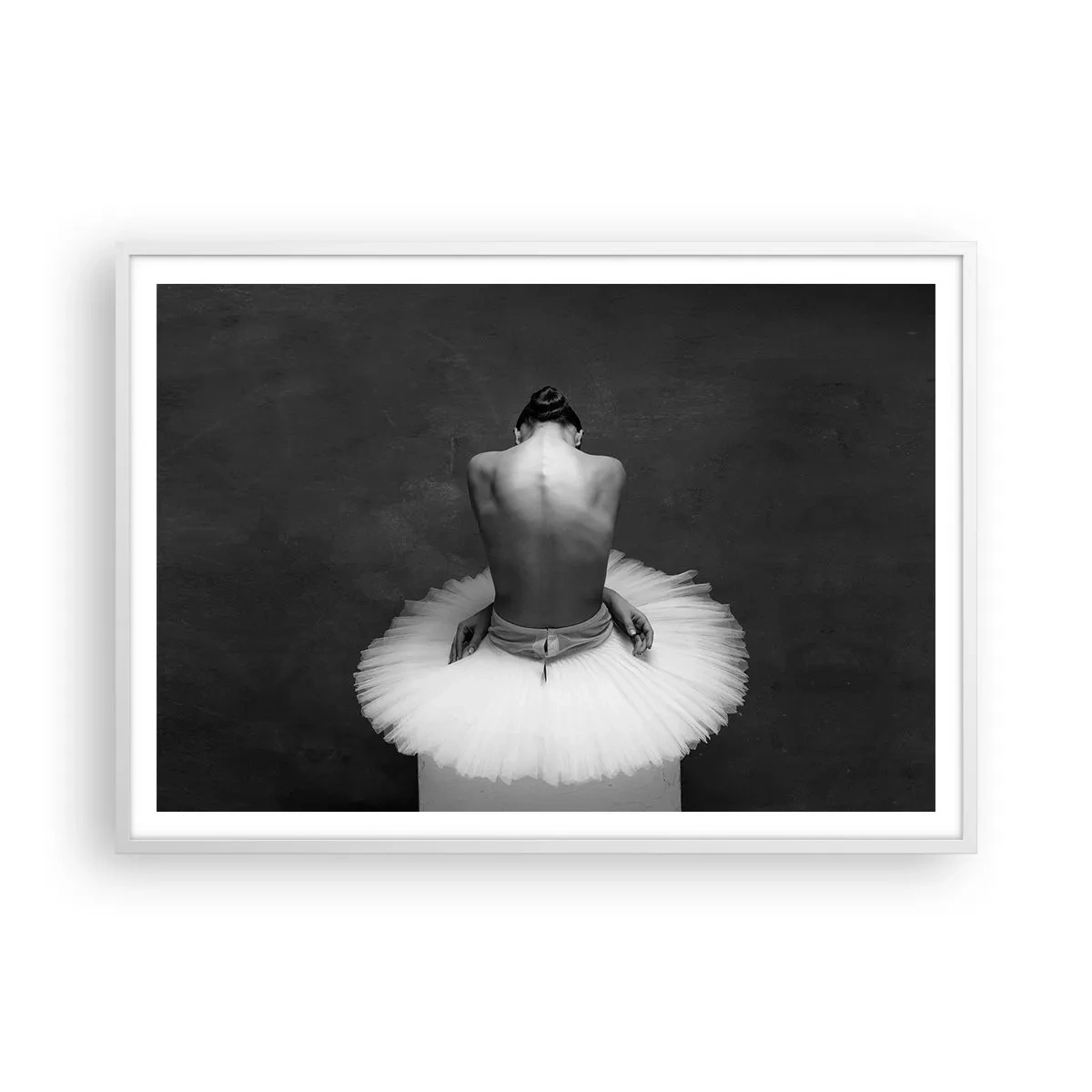 Plakat i hvid ramme - Blomstrer nu - 100x70 cm