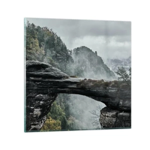 Billede på glas - Eventyret er ved at begynde - 30x30 cm