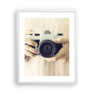 Plakat i hvid ramme - For at se mere... - 40x50 cm