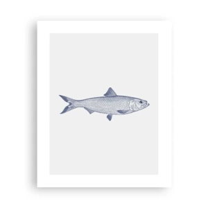 Plakat - Hilsner fra de nordlige have - 40x50 cm