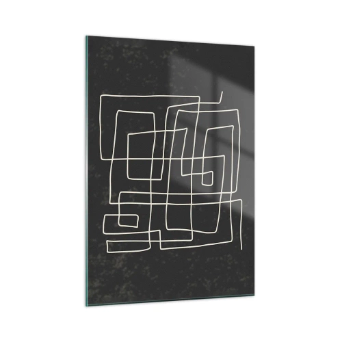 Billede på glas - Ikke helt så enkel - 50x70 cm