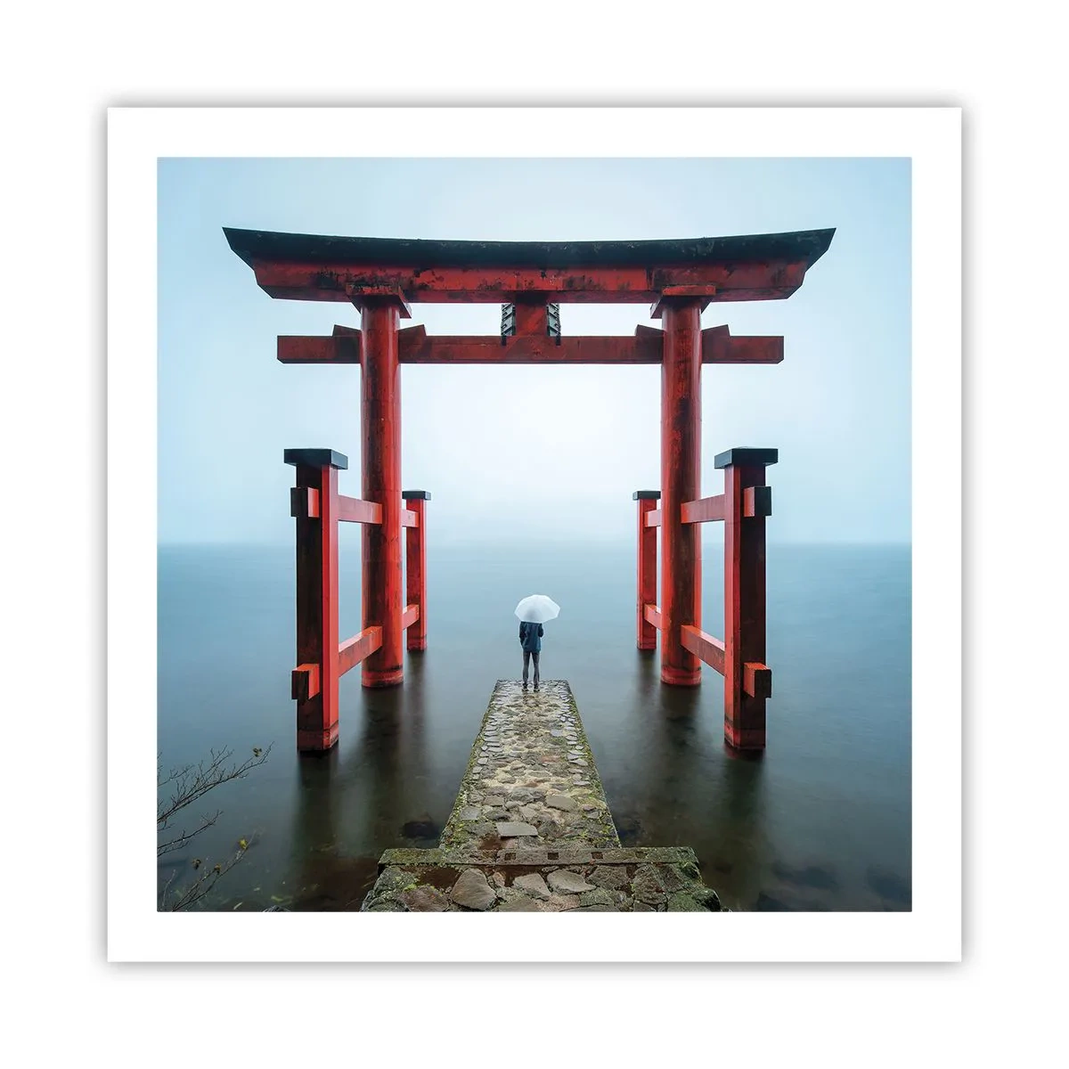 Plakat - Japansk drømmeri - 60x60 cm