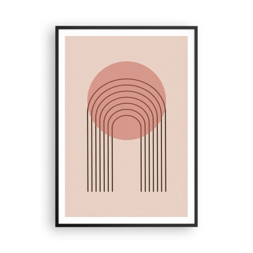 Plakat i sort ramme - Uimodståelig tiltrækningskraft - 70x100 cm