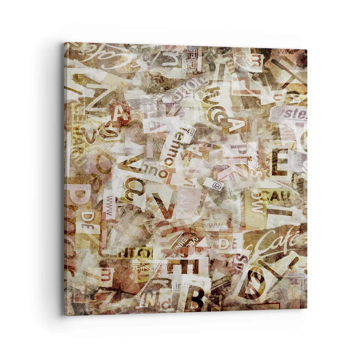 Lærredstryk - Billede på lærred - Jeg forener snakkehovederne - 70x70 cm