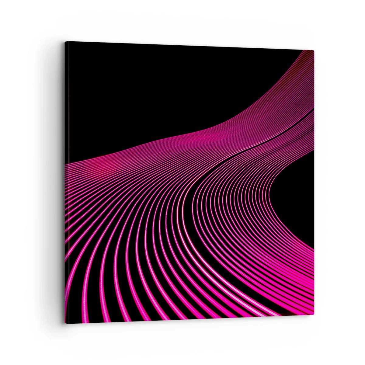 Lærredstryk - Billede på lærred - En allé af lys - 60x60 cm