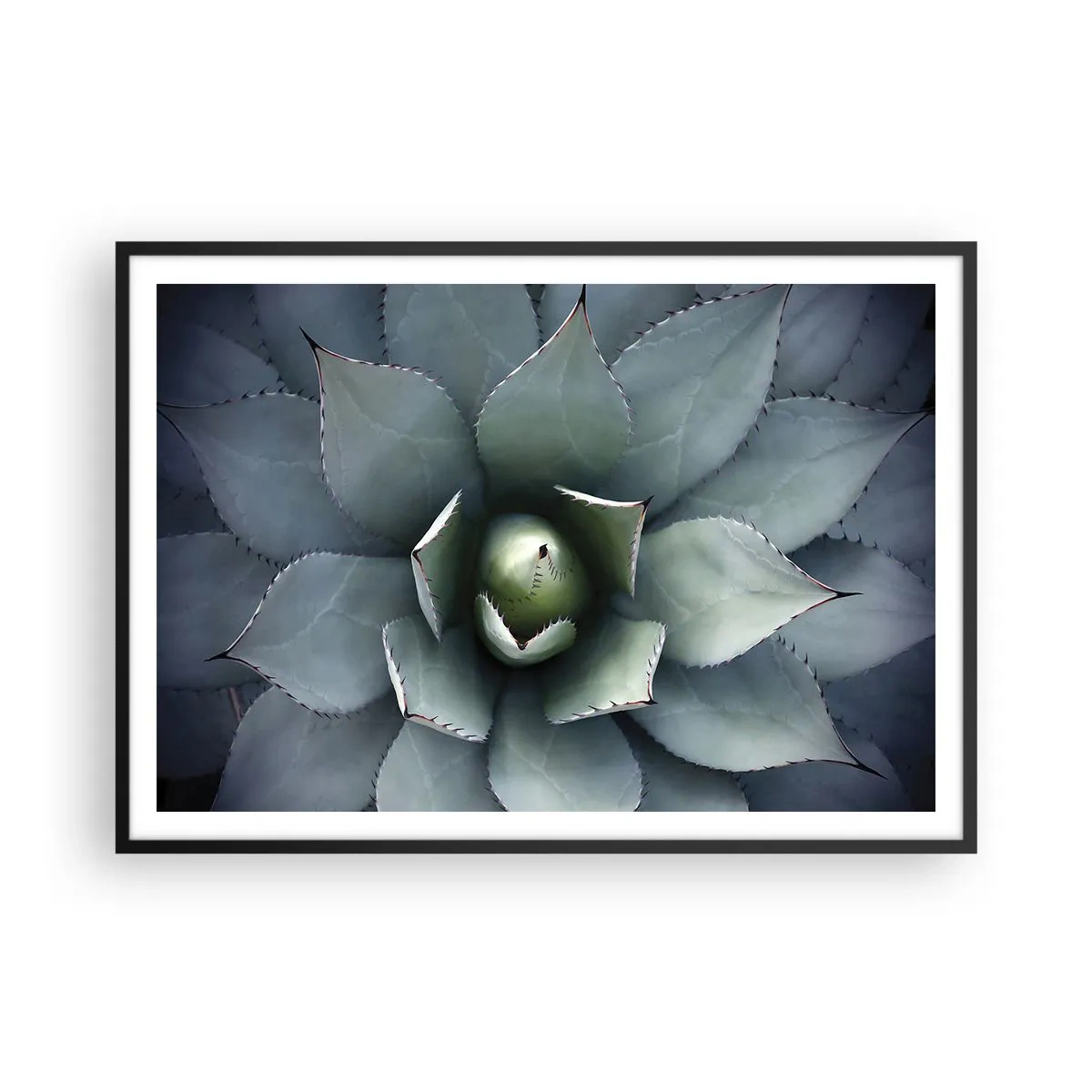 Plakat i sort ramme - Lokkemad og advarsler - 100x70 cm