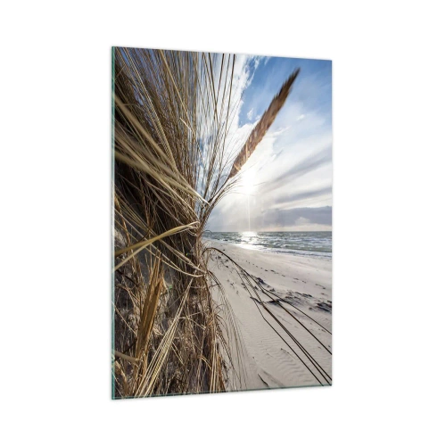 Billede på glas - Et møde mellem elementerne - 50x70 cm