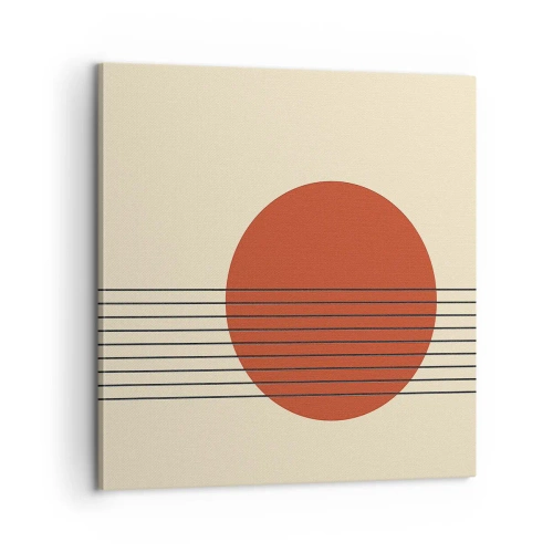 Lærredstryk - Billede på lærred - Og så videre - 60x60 cm