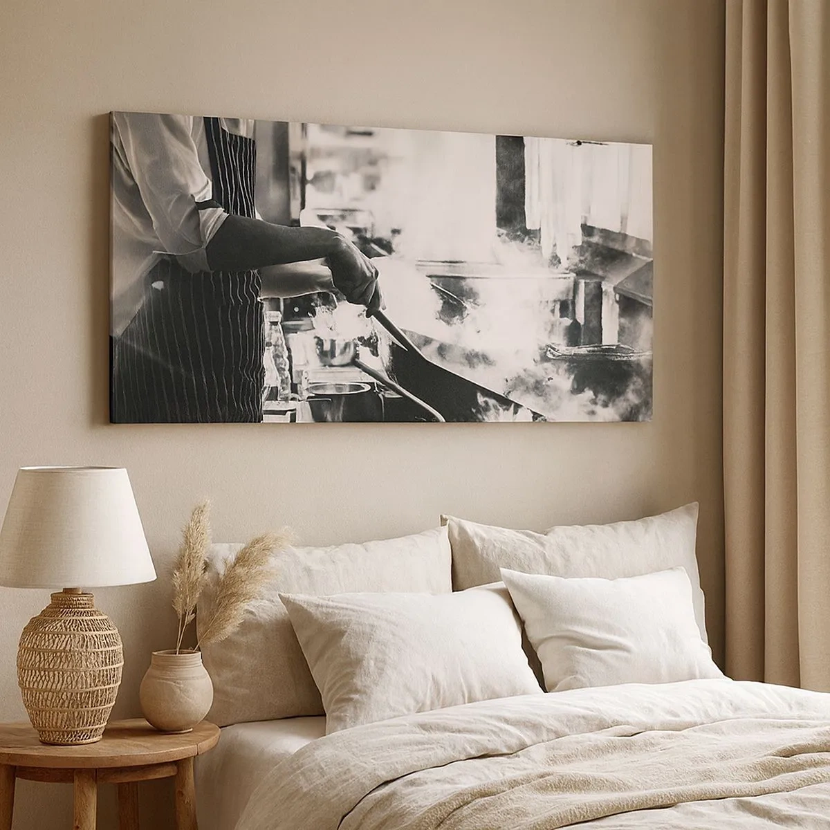 Lærredstryk - Billede på lærred - Smagernes alkymi - 100x40 cm