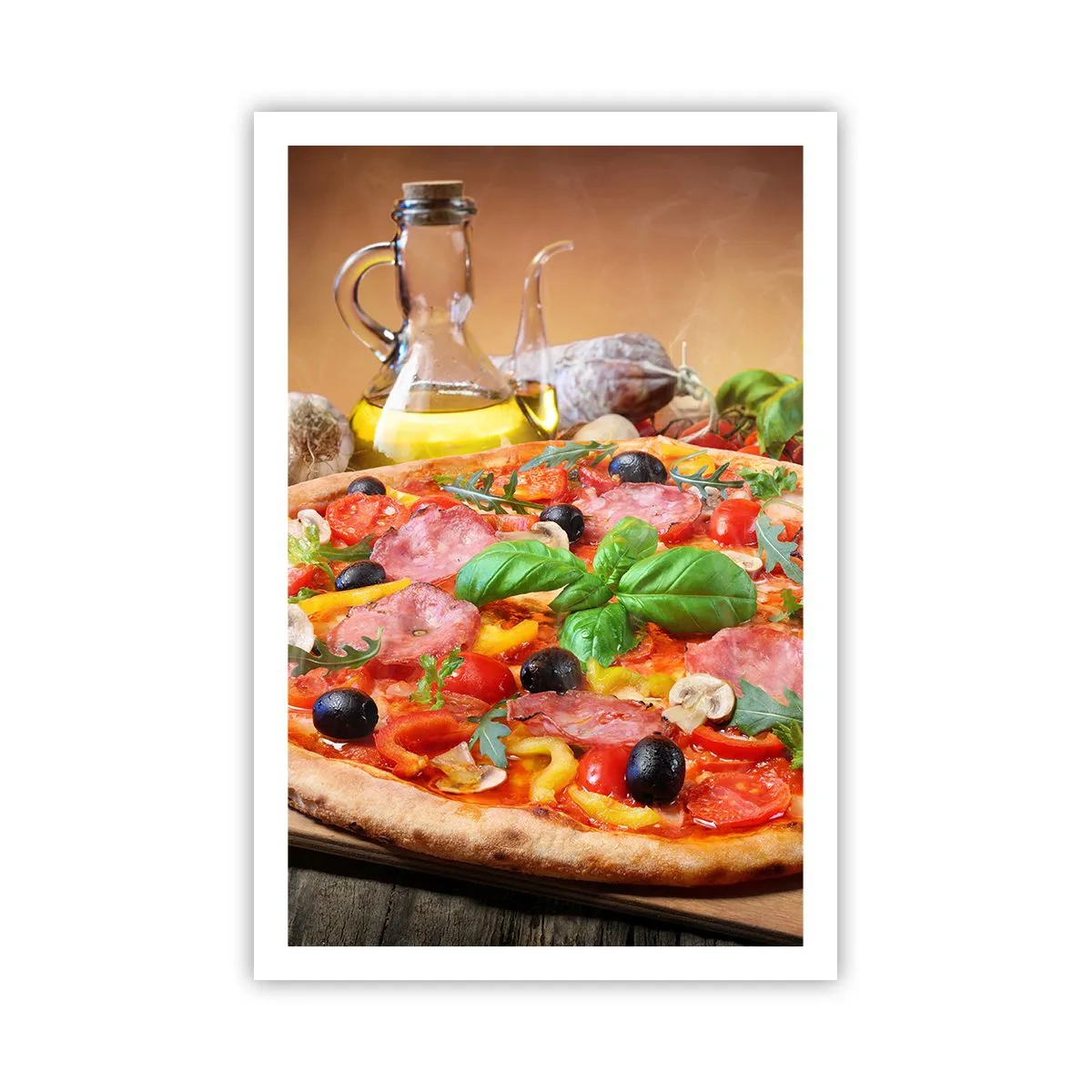 Plakat - Med en ægte italiensk smag - 61x91 cm