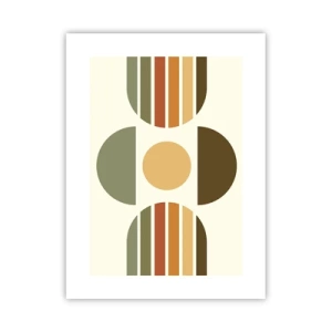 Plakat - I jordfarver - 30x40 cm