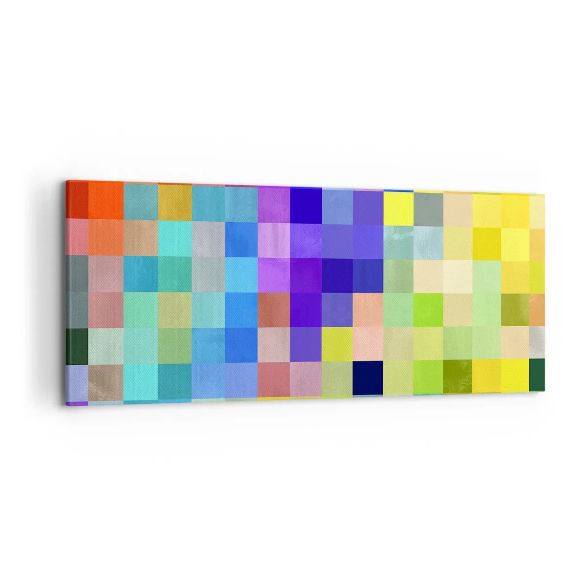 Lærredstryk - Billede på lærred - Alle er forskellige, alle er lige - 120x50 cm