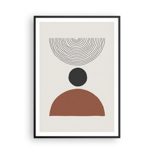 Plakat i sort ramme - I rampelyset - 70x100 cm