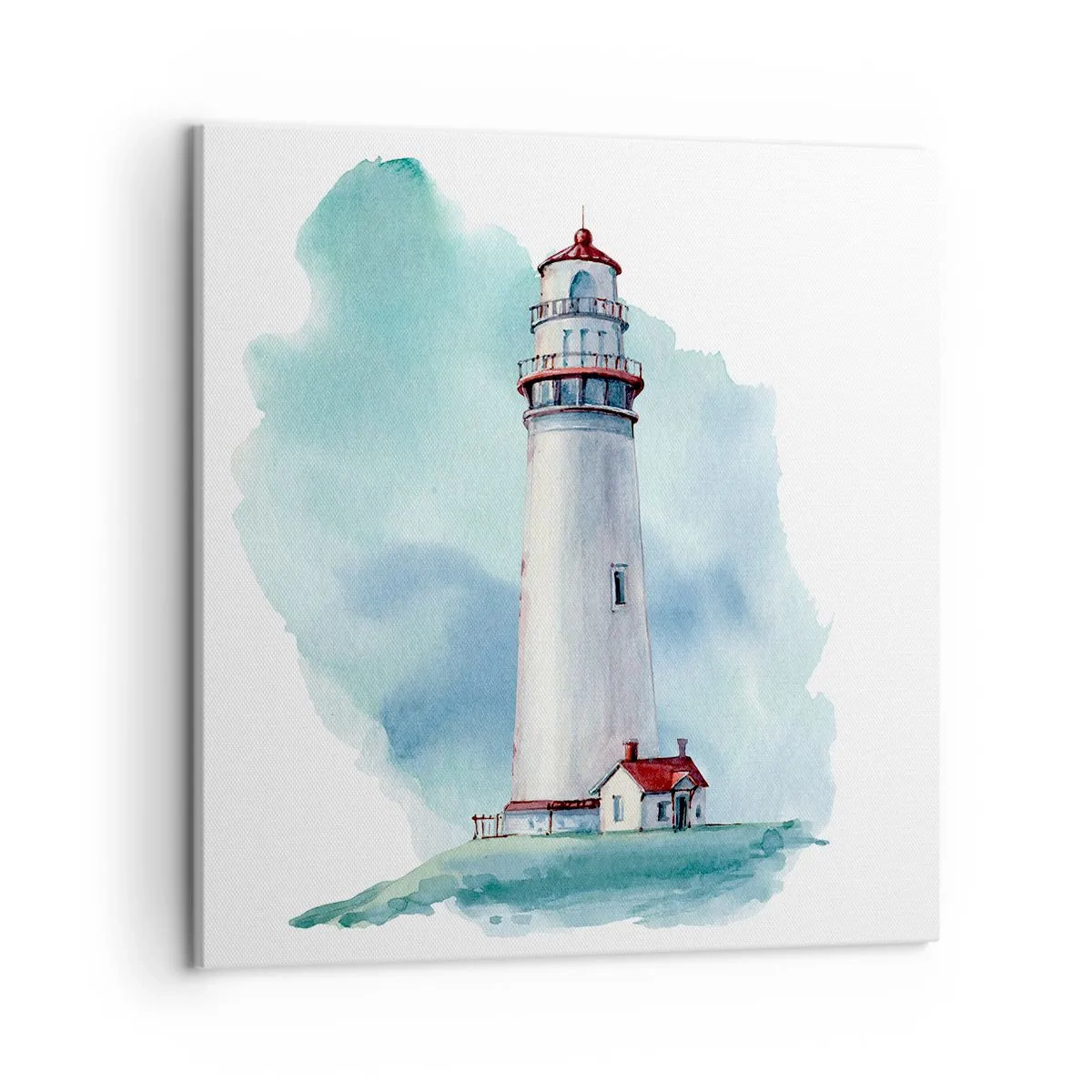 Lærredstryk - Billede på lærred - Det blås blide søster - 50x50 cm