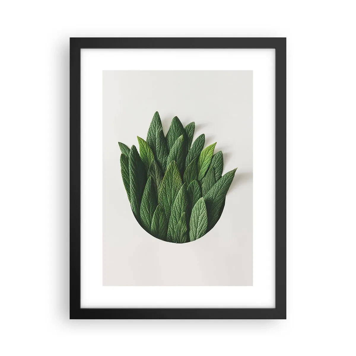 Plakat i sort ramme - Uhæmmet nysgerrighed - 30x40 cm