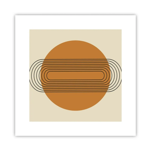 Plakat - Den perfekte plan - 30x30 cm