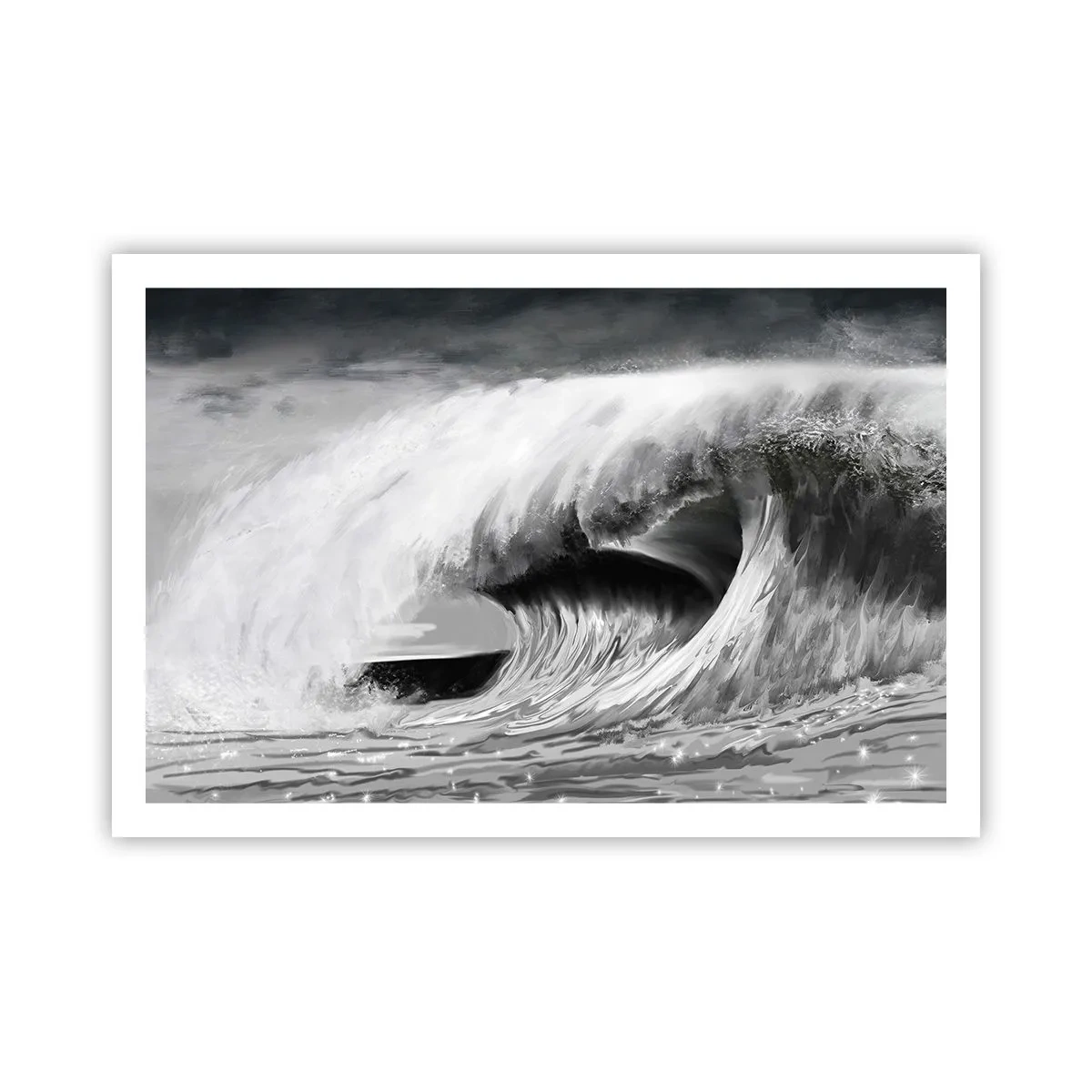 Plakat - Havets vrede - 91x61 cm