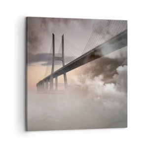 Lærredstryk - Billede på lærred - På en flod, der ikke eksisterer - 60x60 cm