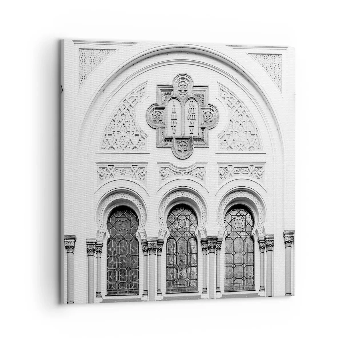 Lærredstryk - Billede på lærred - På grænsen mellem kulturer - 50x50 cm