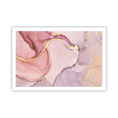 Plakat - Et kærtegn af farver - 91x61 cm