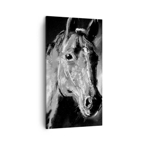 Lærredstryk - Billede på lærred - Skinnende en ædel sjæl - 45x80 cm