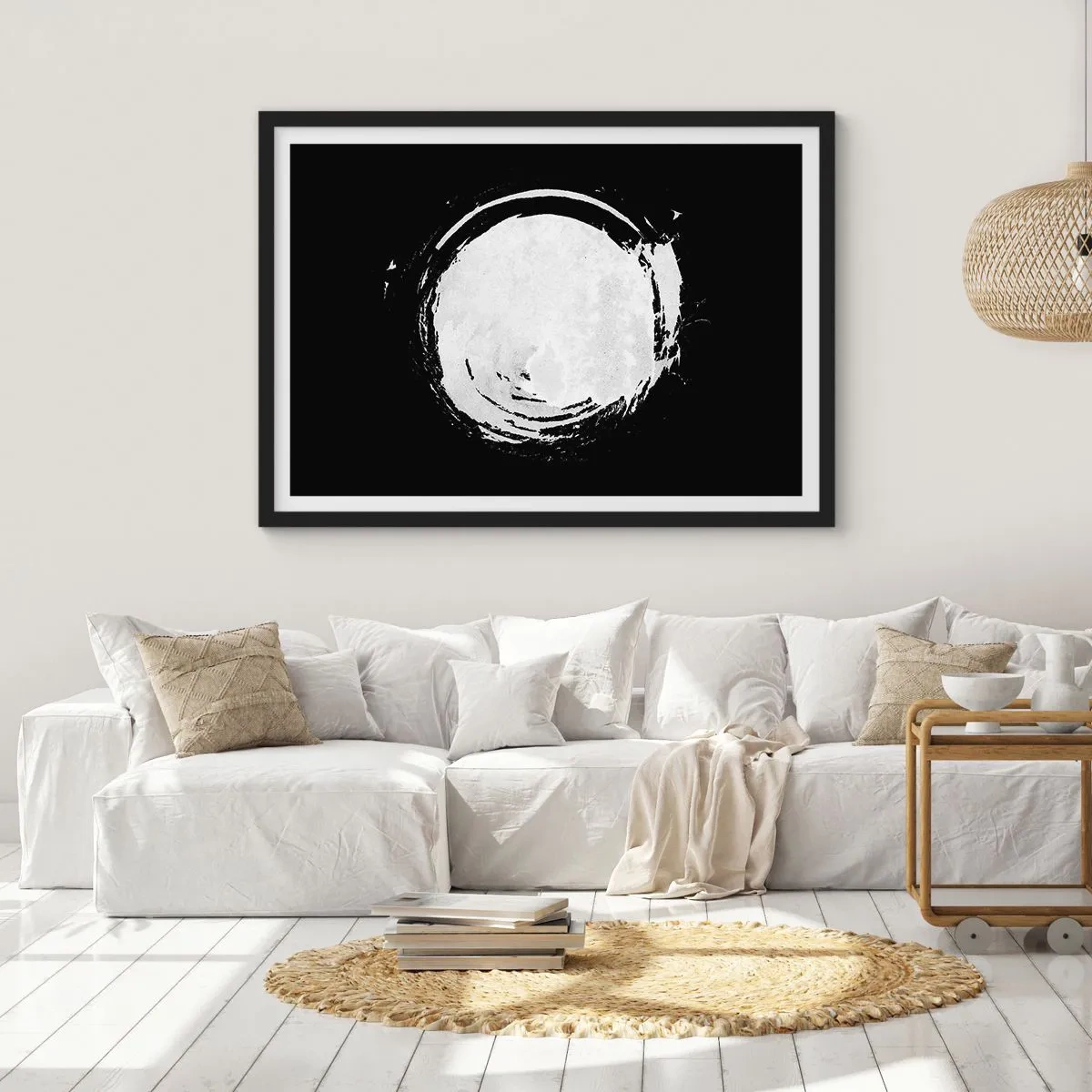 Plakat i sort ramme - Den gode vej ud - 100x70 cm