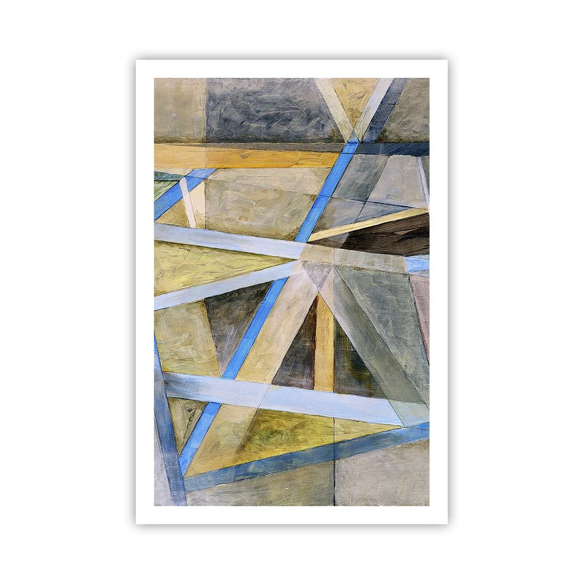 Plakat - Lige eller skråt? - 61x91 cm