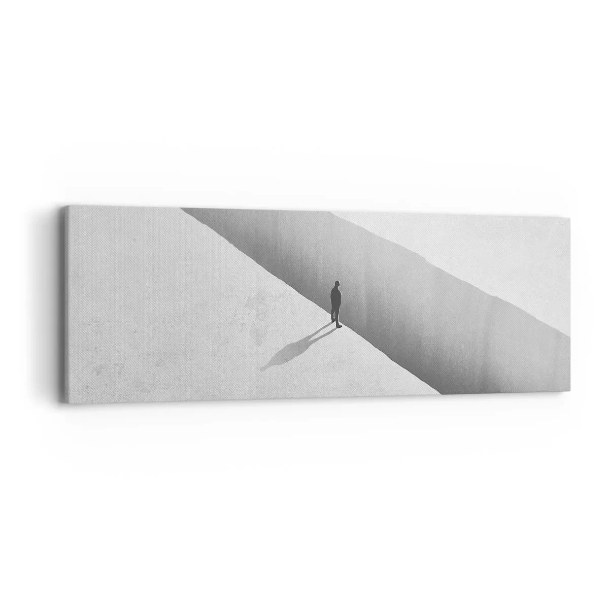 Lærredstryk - Billede på lærred - Lys destination - 90x30 cm