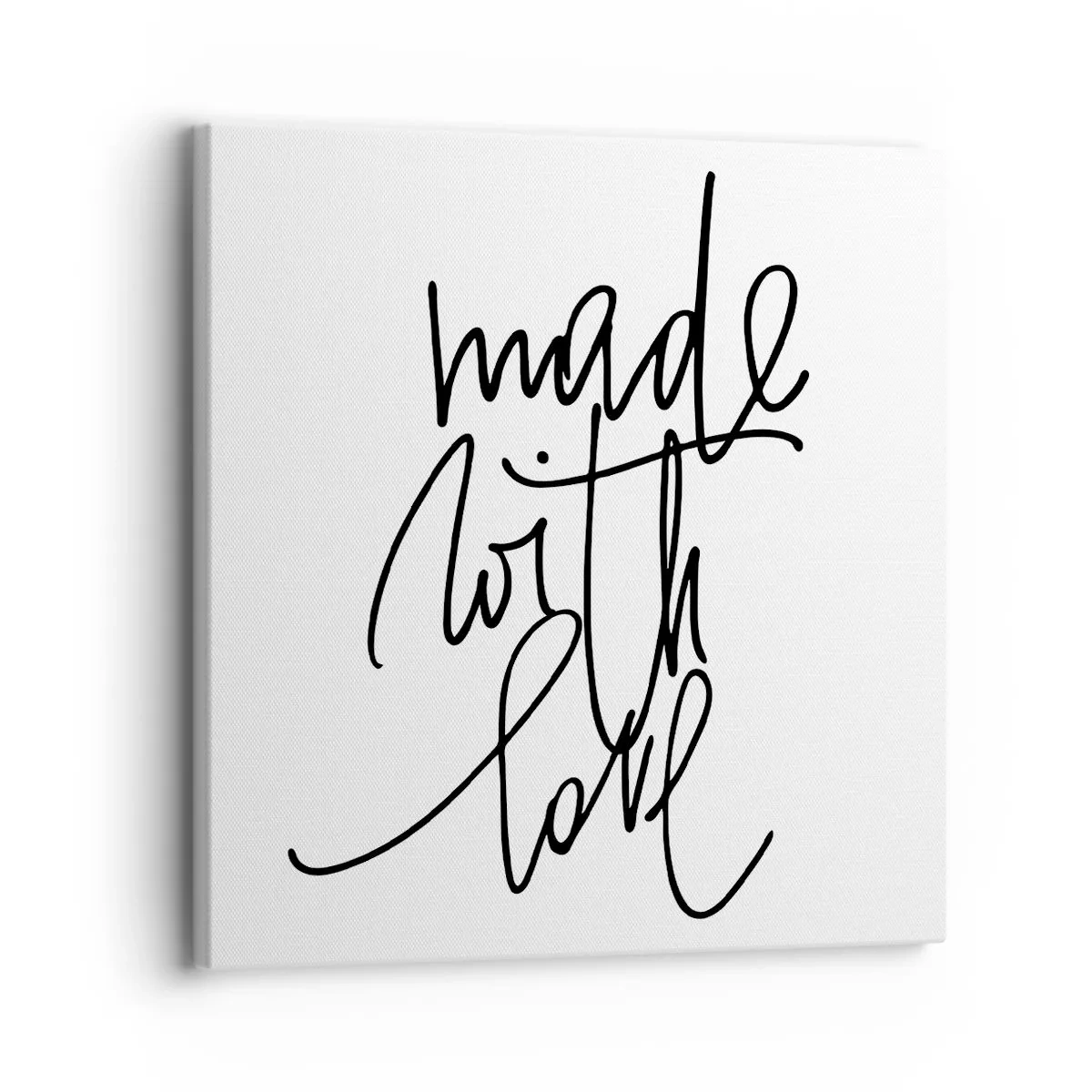 Lærredstryk - Billede på lærred - Det bedste mærke - 30x30 cm