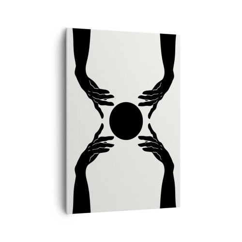 Lærredstryk - Billede på lærred - Et hemmeligt tegn - 70x100 cm