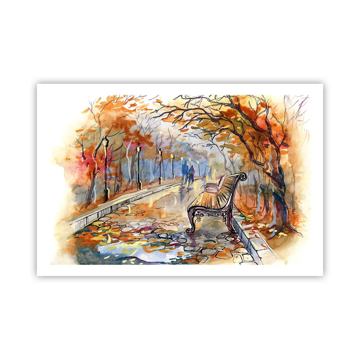 Plakat - Gå sammen ind i efteråret - 91x61 cm