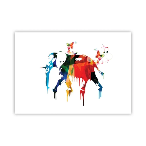 Plakat - Alle kan danse - 100x70 cm