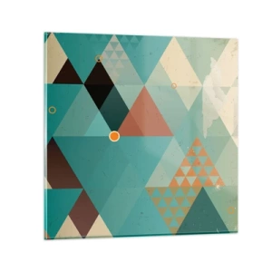 Billede på glas - Enhed af mangfoldighed, mangfoldighed af enhed - 60x60 cm