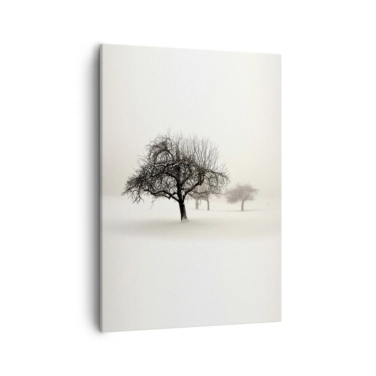 Lærredstryk - Billede på lærred - Vintersøvn - 50x70 cm