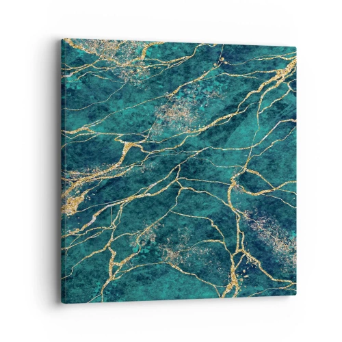 Lærredstryk - Billede på lærred - Guldåre - 40x40 cm