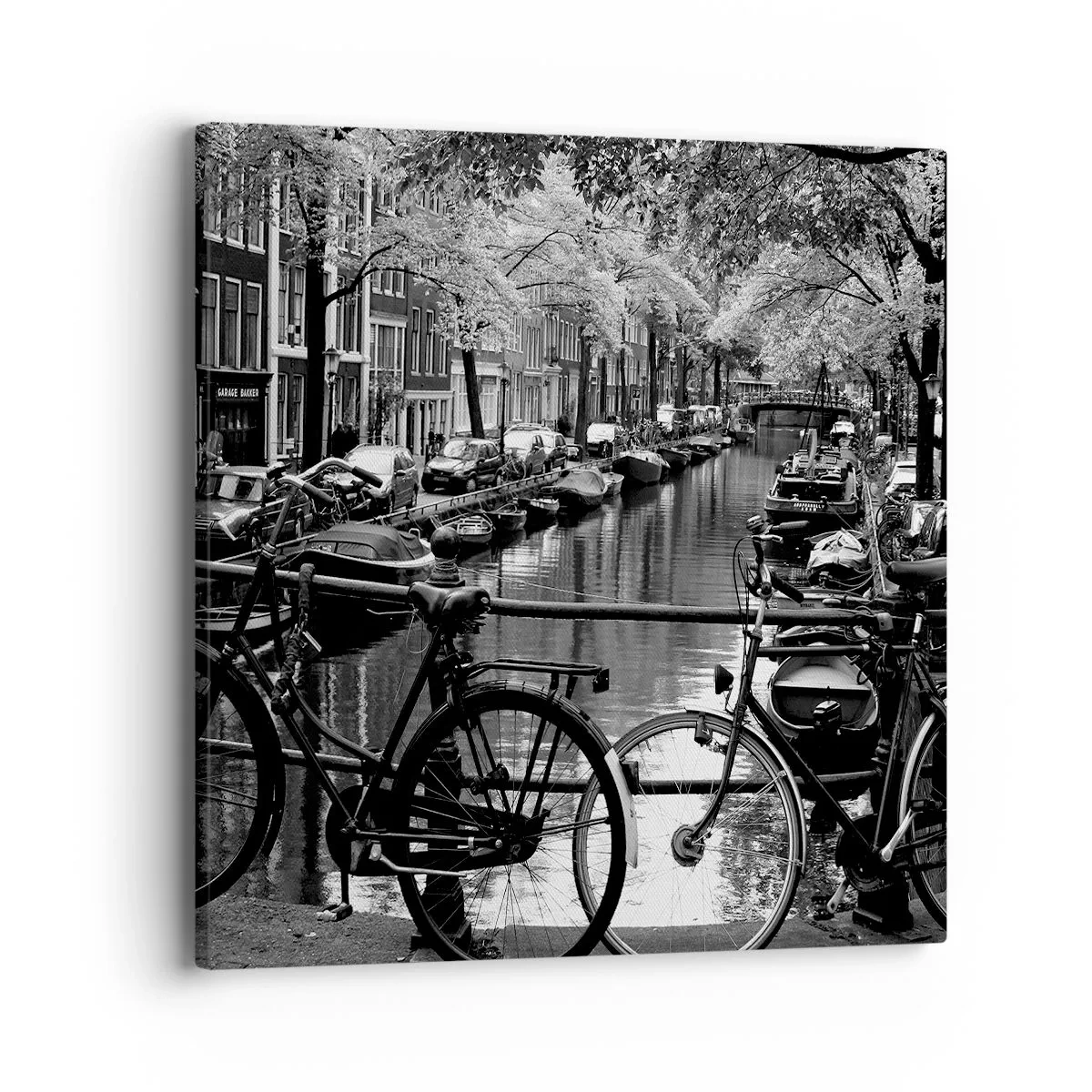 Lærredstryk - Billede på lærred - En meget hollandsk udsigt - 40x40 cm