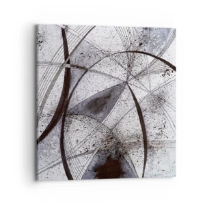 Lærredstryk - Billede på lærred - Futuristisk fantasi - 70x70 cm