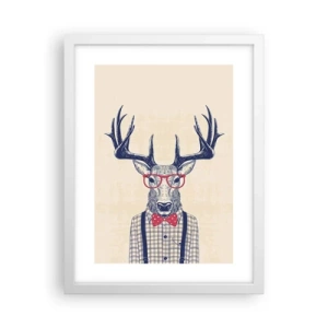 Plakat i hvid ramme - Et underholdende ekstravaganza - 30x40 cm