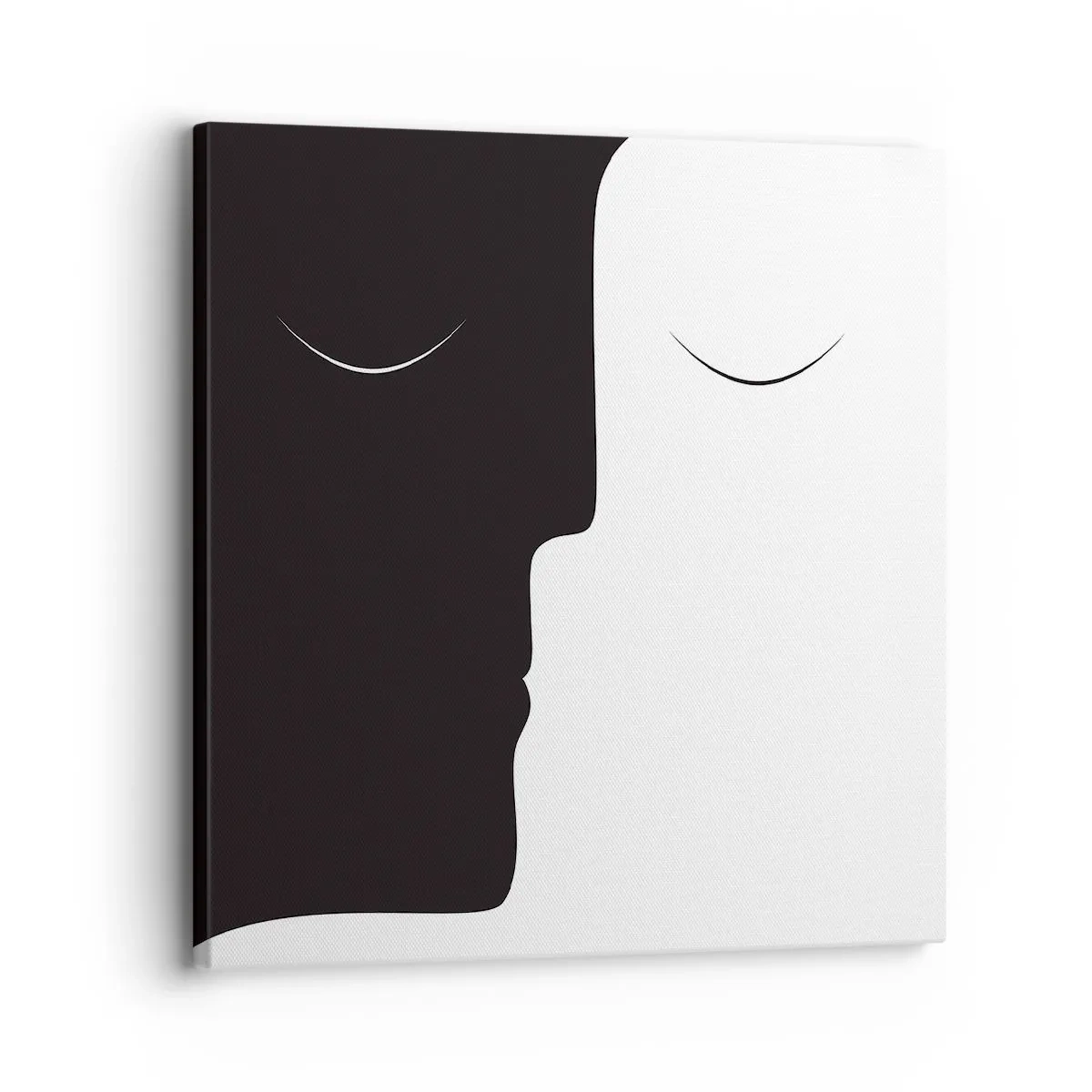 Lærredstryk - Billede på lærred - Modsætningernes enhed - 30x30 cm