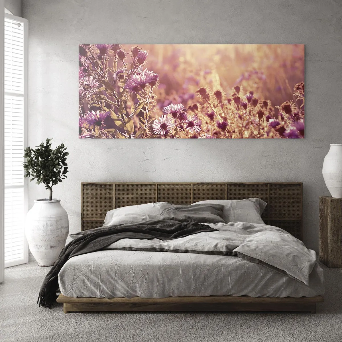 Billede på glas - Før sommeren er forbi - 120x50 cm