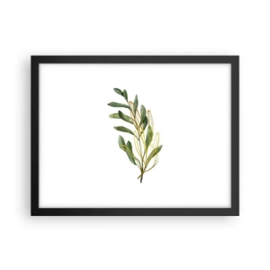 Plakat i sort ramme - Alt, hvad der er godt - 40x30 cm