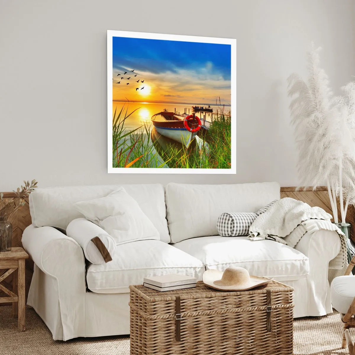 Plakat - Skarverne er allerede på vej væk - 40x40 cm