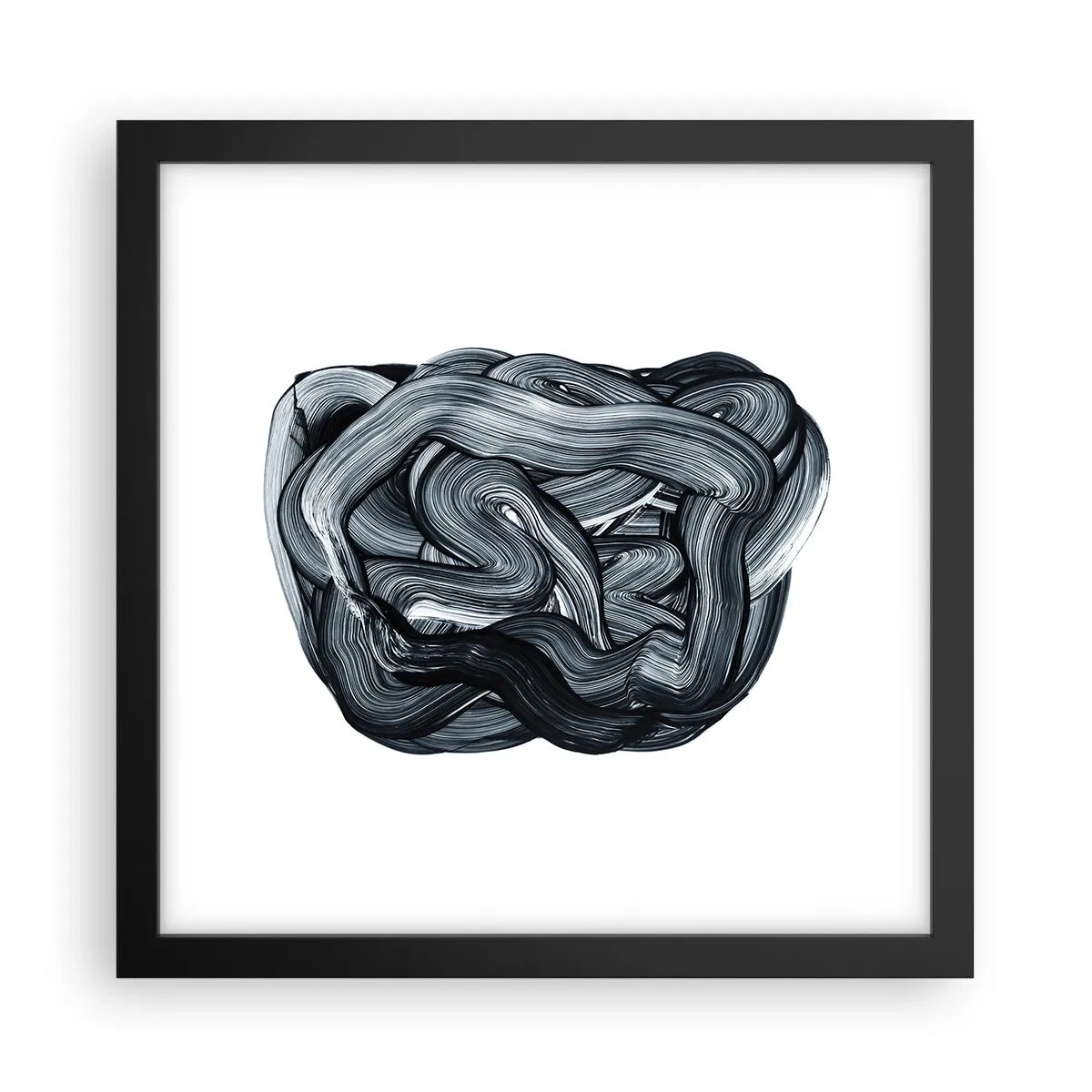 Plakat i sort ramme - Så enkelt er det ikke - 30x30 cm