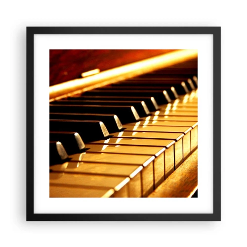 Plakat i sort ramme - Ubegrænsede muligheder - 40x40 cm